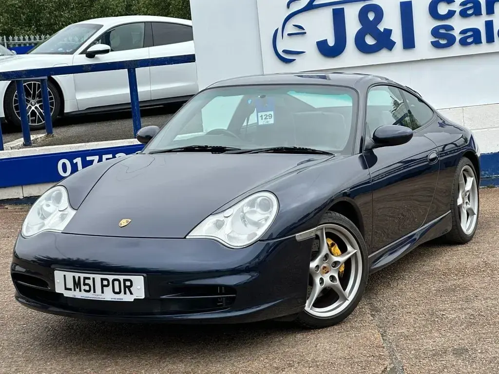 Used Porsche 911 Carrera 4 320 HP (235 kW) 2002 Blue Coupe