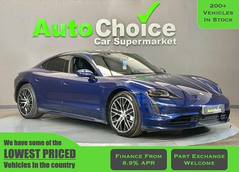 Used Porsche Taycan Performance Package 11 kW (15 HP) 2022 Blue Sedan