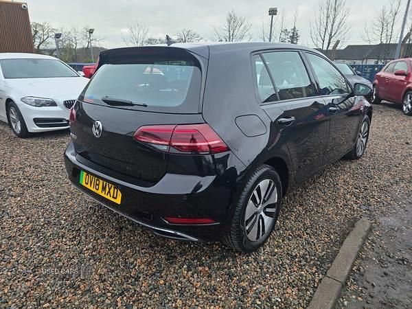 Used VW e-Golf 99 kW (135 HP) 2018 Black Hatchback