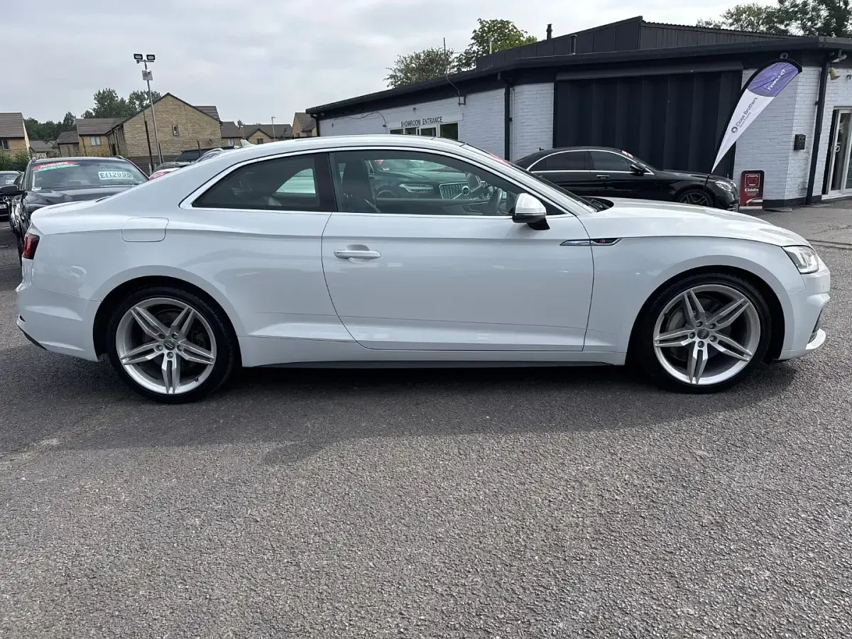 Used Audi A5 S-Line 252 HP (185 kW) 2018 White Coupe