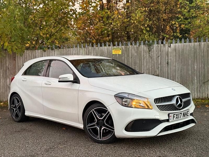 Used Mercedes A180 AMG line 2017 White Hatchback