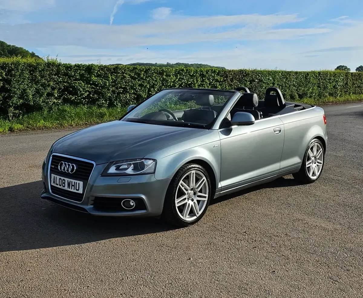 Used Audi A3 Cabriolet S-Line 197 HP (144 kW) 2008 Grey Cabriolet
