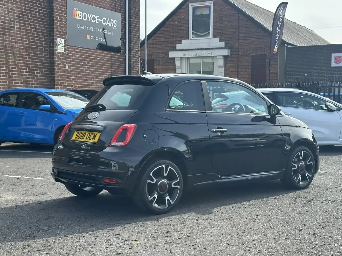 Used Fiat 500 S 85 HP (62 kW) 2018 Black Hatchback