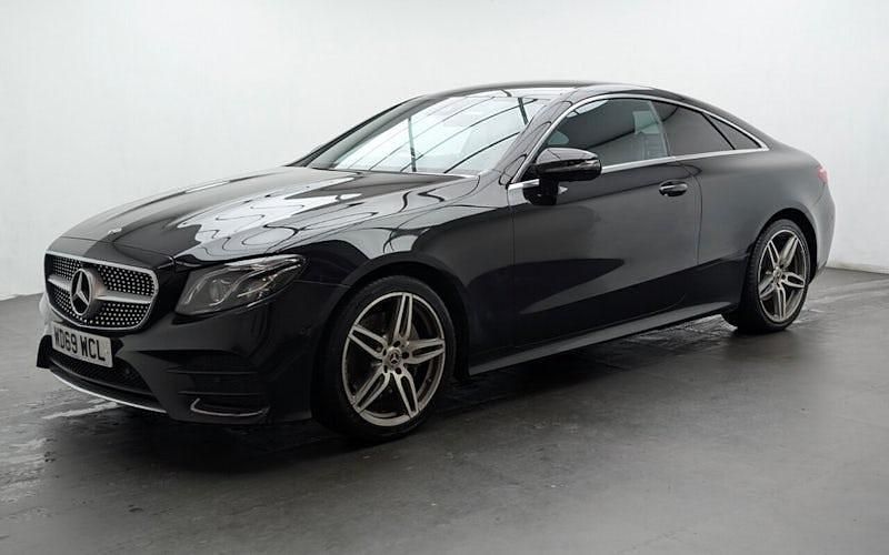 Used Mercedes E220 AMG Line Premium 194 HP (142 kW) 2020 Black Coupe