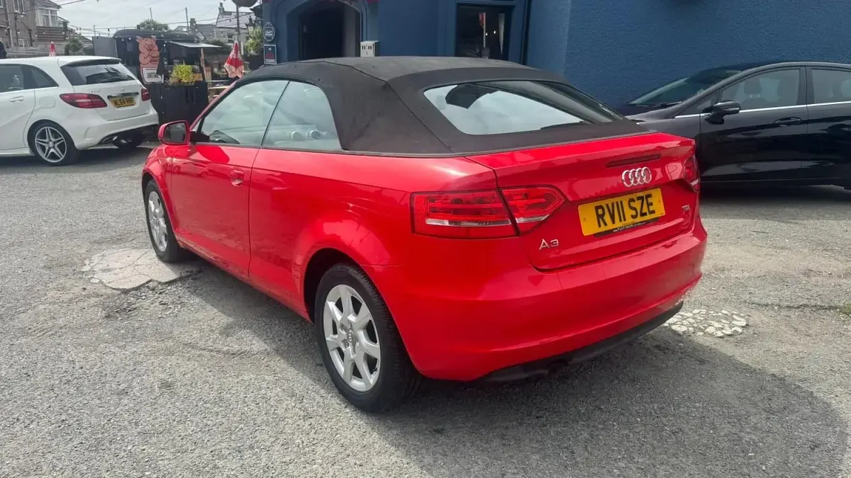 Used Audi A3 Cabriolet 140 HP (102 kW) 2011 Red Cabriolet
