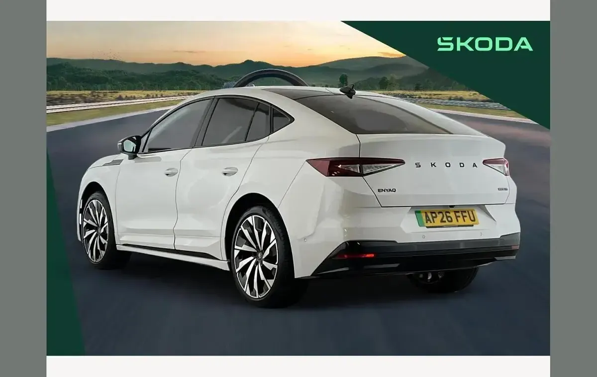 Used Skoda Enyaq iV SportLine 210 kW (286 HP) 2026 White SUV