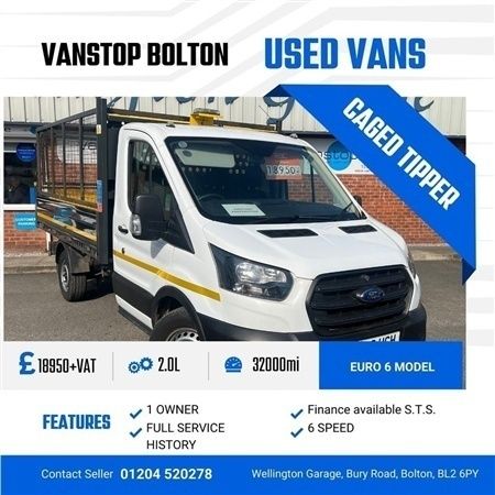 White Used 2022 Ford Transit S | £21,540 (Expensive) - Image 1/1