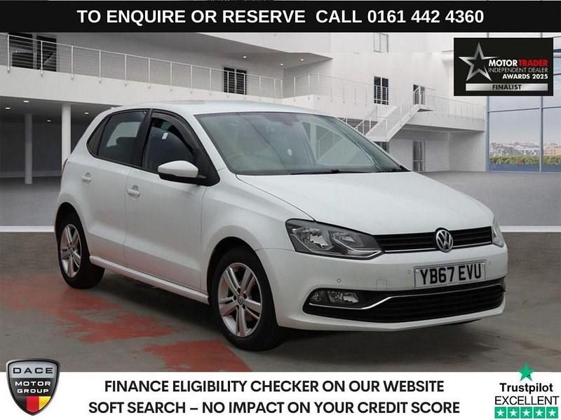 White Used 2017 VW Polo Edition Hatchback | £8,989 (Fair price) - Image 1/4