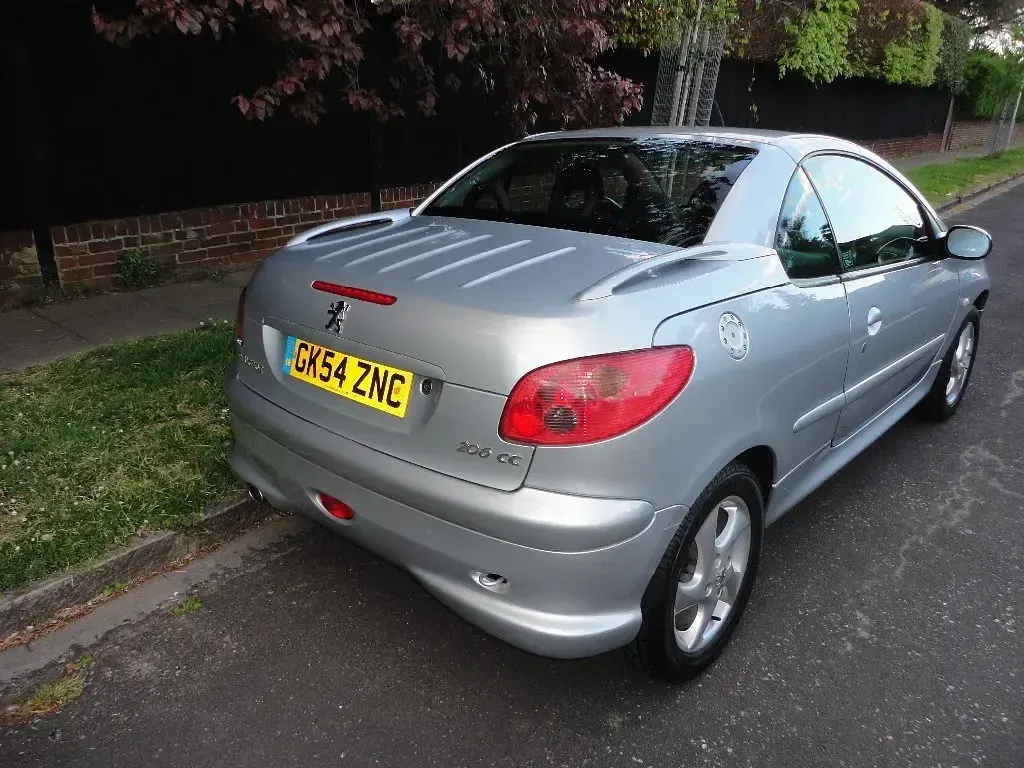 Used Peugeot 206 CC Allure 2004 Silver Cabriolet