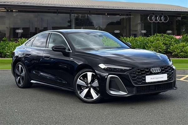 Black Used 2025 Audi A5 S-Line Coupe | £42,250 - Image 1/4