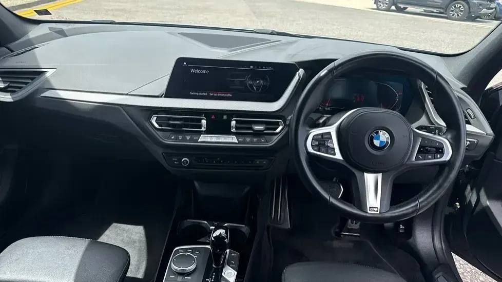 Used BMW 118 M Sport 136 HP (100 kW) 2023 Skyscraper grey metallic Hatchback