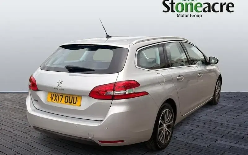 Used Peugeot 308 SW Allure 120 HP (88 kW) 2016 Silver Estate