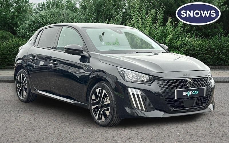 Used Peugeot 208 Allure 101 HP (74 kW) 2025 Black Hatchback