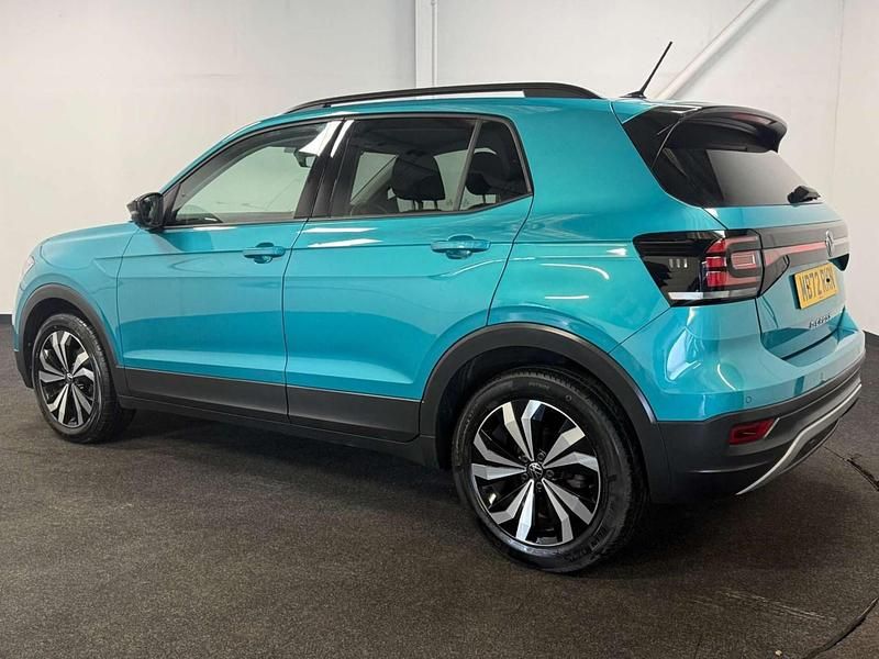 Used VW T-Cross Black Edition 110 HP (80 kW) 2022 Turquoise SUV