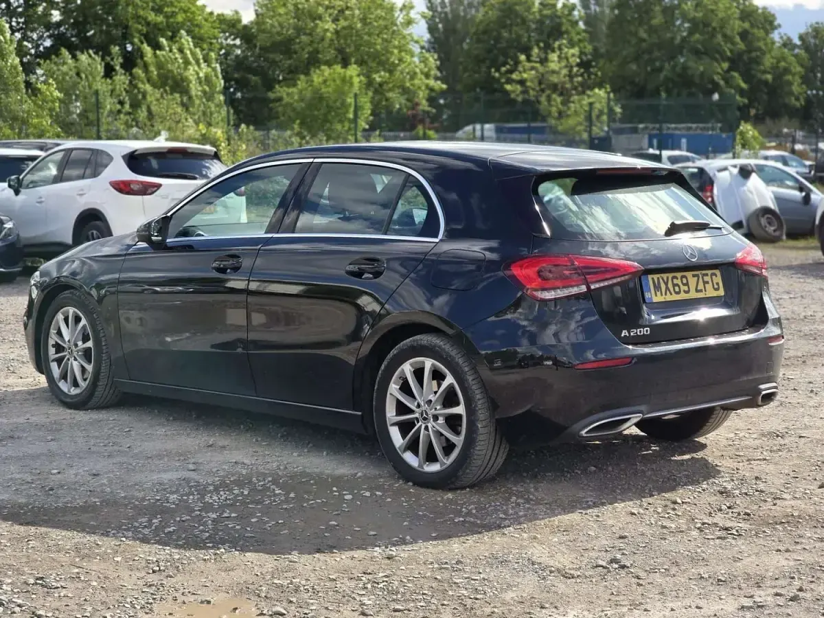 Used Mercedes A200 163 HP (119 kW) 2019 Black Hatchback