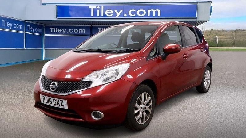 Used Nissan Note Acenta Premium 98 HP (72 kW) 2016 Red Hatchback