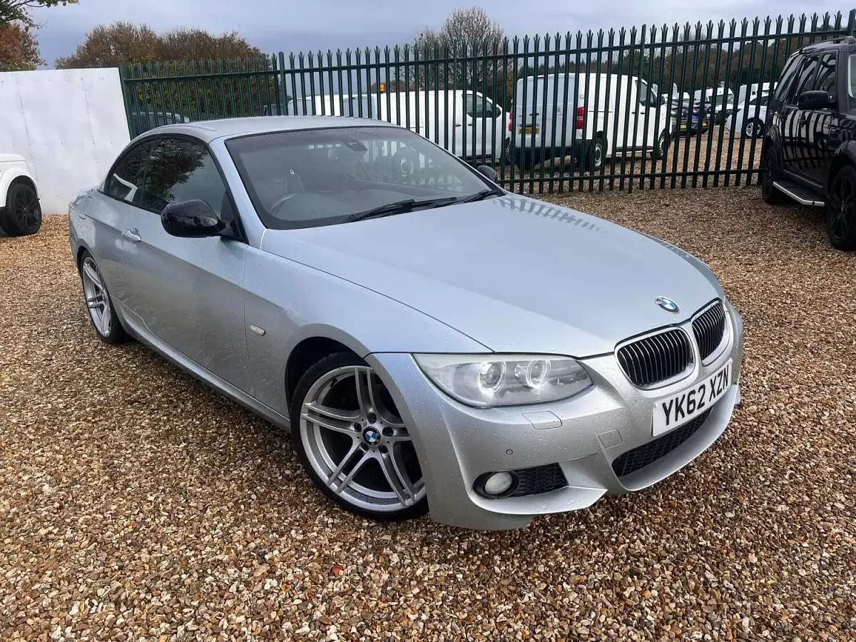 Used BMW 320 Cabriolet Sport Line 184 HP (135 kW) 2012 Blue Cabriolet