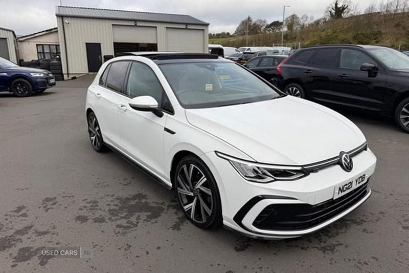Used VW Golf VII R-line 150 HP (110 kW) 2021 White Hatchback
