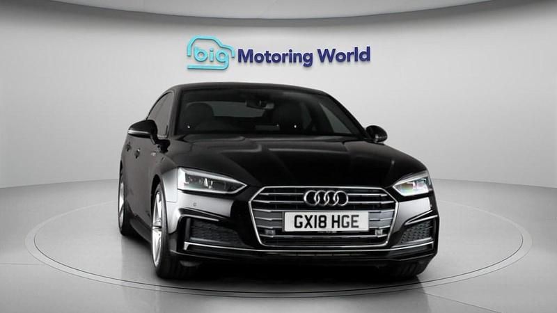 Used Audi A5 Sportback S-Line 190 HP (139 kW) 2018 Black Hatchback
