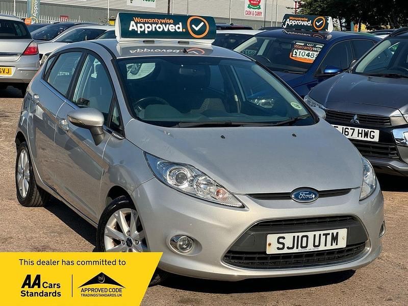 Silver Used 2010 Ford Fiesta Zetec Hatchback | £3,475 (Fair price) - Image 1/3