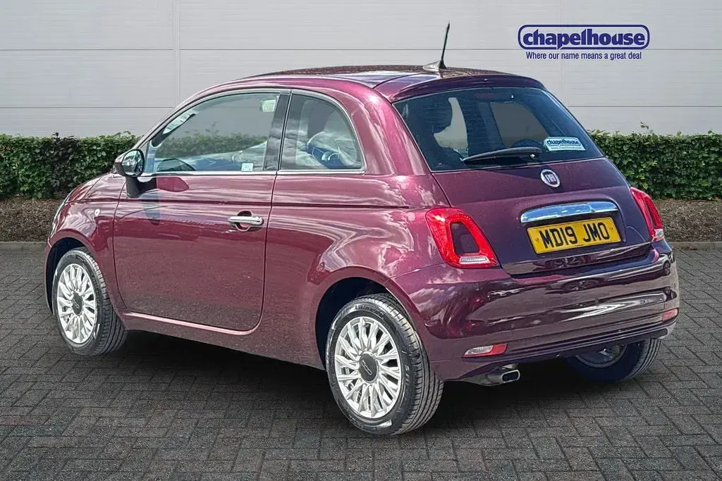 Used Fiat 500 Lounge 69 HP (50 kW) 2019 Red Hatchback