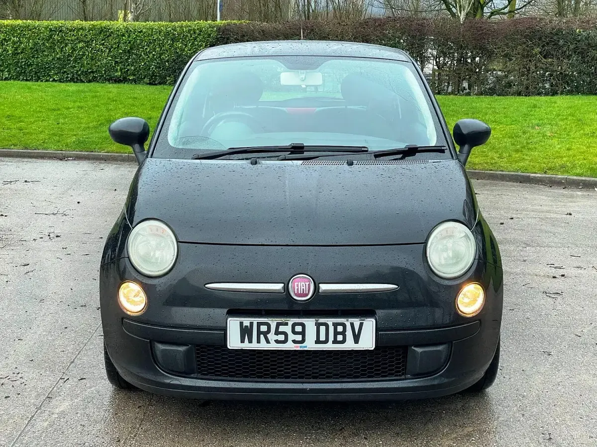 Used Fiat 500 Pop 69 HP (50 kW) 2009 Black Cabriolet