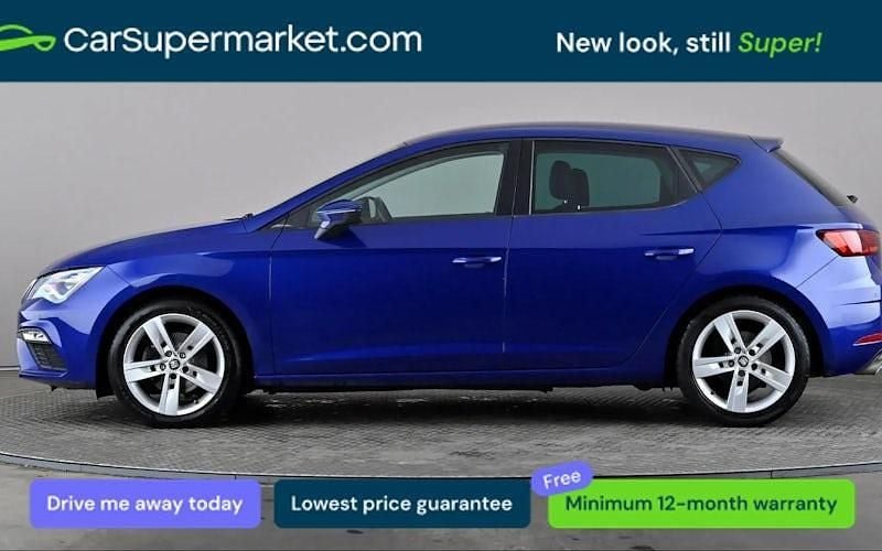 Used Seat Leon FR 131 HP (96 kW) 2019 Blue Hatchback