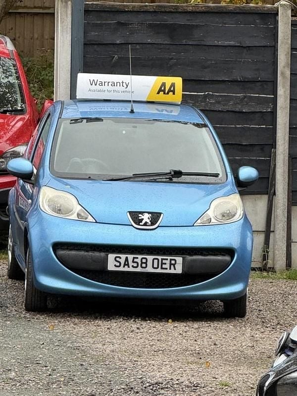 Used Peugeot 107 68 HP (50 kW) 2008 Blue Hatchback
