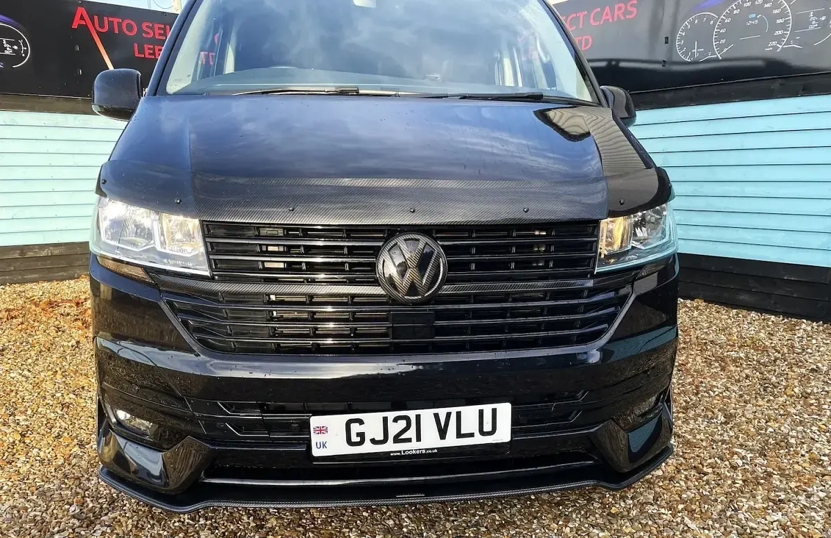 Used VW T6.1 Highline 150 HP (110 kW) 2021 Black Van