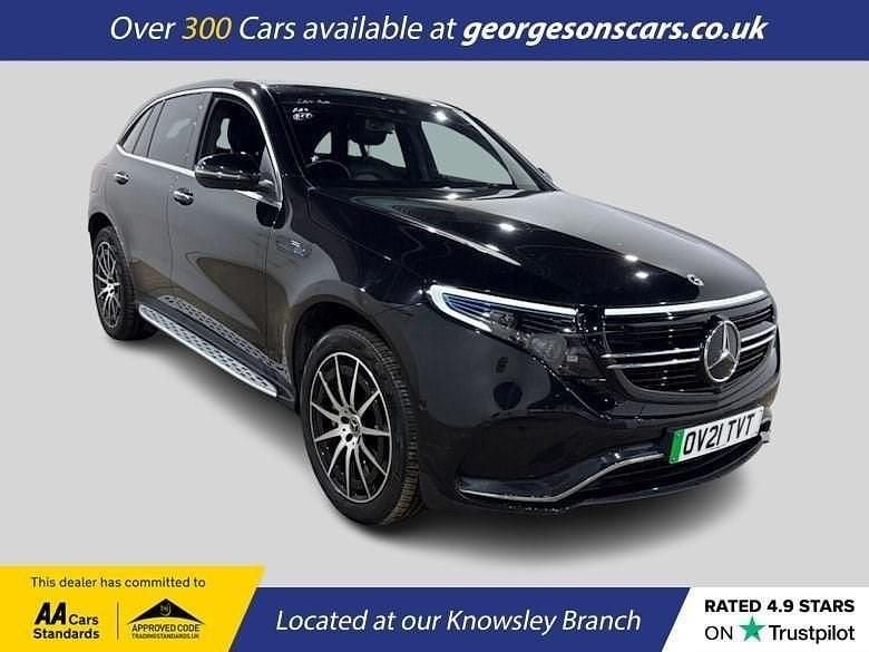 Black Used 2021 Mercedes EQC400 AMG line SUV | £21,750 (Fair price) - Image 1/4