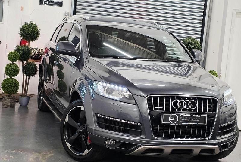 Grey Used 2014 Audi Q7 S-Line SUV | £14,295 (Fair price) - Image 1/4