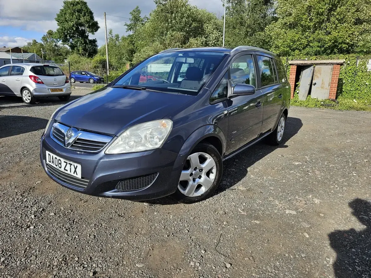 Used Vauxhall Zafira 105 HP (77 kW) 2008 Blue MPV