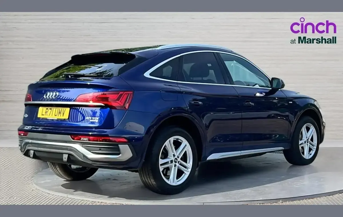 Used Audi Q5 S-Line 204 HP (150 kW) 2021 Blue SUV