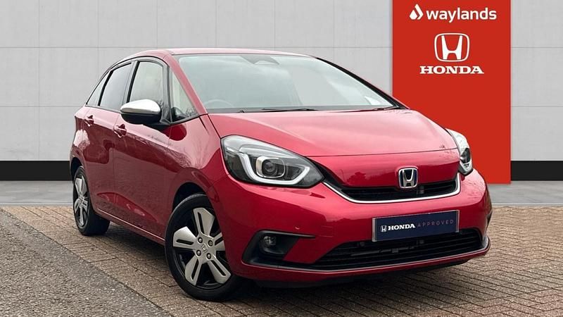 Red Used 2021 Honda Jazz Hybrid Hatchback | £16,991 (Fair price) - Image 1/4
