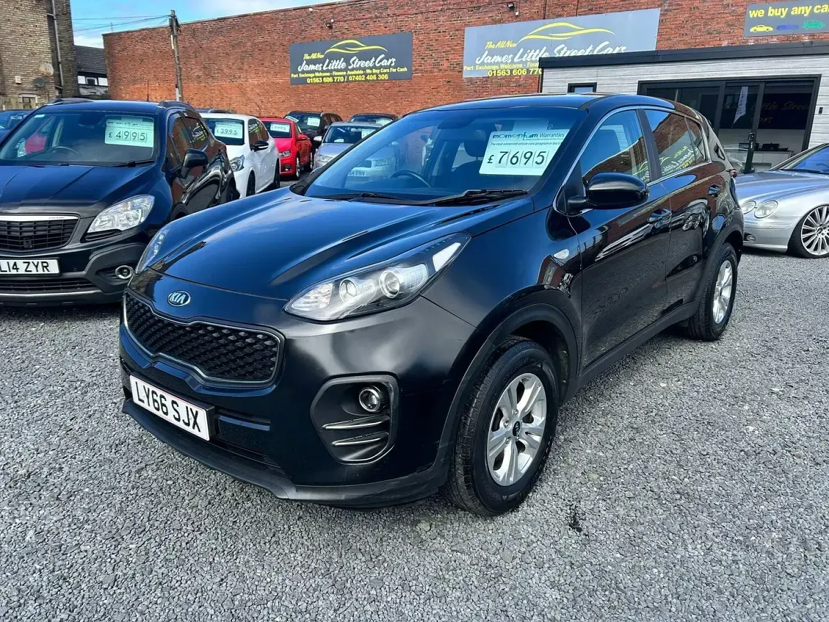 Used Kia Sportage 130 HP (95 kW) 2017 Black SUV