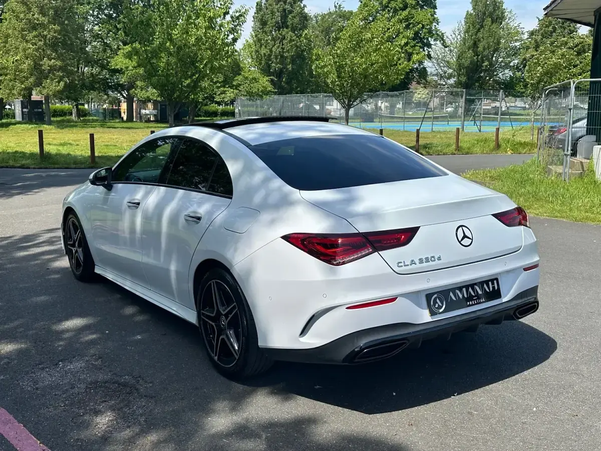 Used Mercedes CLA220 AMG Line Premium Plus 190 HP (139 kW) 2020 White Sedan