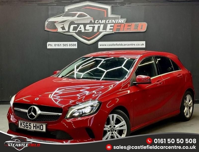 Used Mercedes A200 Premium 136 HP (100 kW) 2015 Red Hatchback