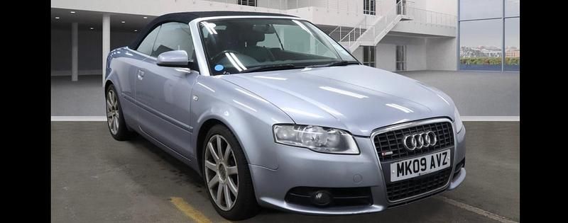 Silver Used 2009 Audi A4 Cabriolet S-Line Cabriolet | £2,495 (Expensive) - Image 1/4