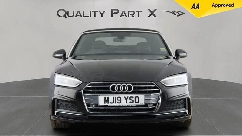 Used Audi A5 Cabriolet S-Line 190 HP (139 kW) 2019 Black Cabriolet