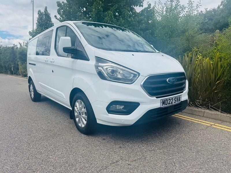 White Used 2022 Ford Transit Custom Limited Van | £20,595 (A bit pricey) - Image 1/4