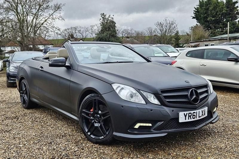 Used Mercedes E350 265 HP (194 kW) 2011 Black Cabriolet