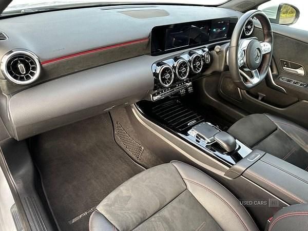 Used Mercedes A180 AMG line 136 HP (100 kW) 2019 Silver Hatchback