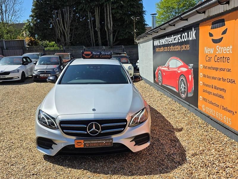 Used Mercedes E220 AMG line 2018 Silver Estate