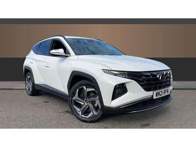 White Used 2021 Hyundai Tucson Premium SUV | £20,507 (Fair price) - Image 1/4