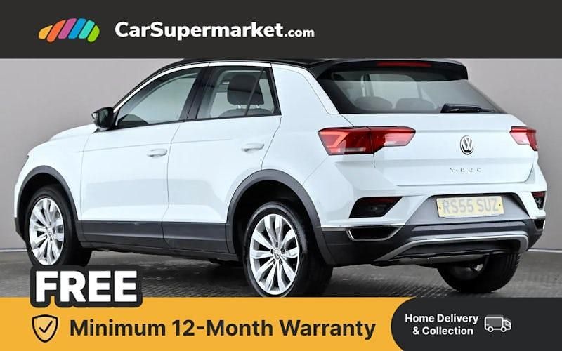 Used VW T-Roc SE 116 HP (85 kW) 2020 White SUV