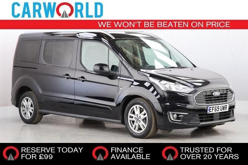 Black Used 2020 Ford Grand Tourneo Connect Titanium MPV | £15,990 (Fair price) - Image 1/4