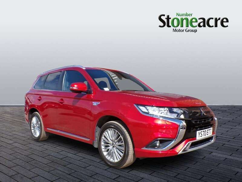 Red Used 2020 Mitsubishi Outlander P-HEV SUV | £17,495 (Fair price) - Image 1/4