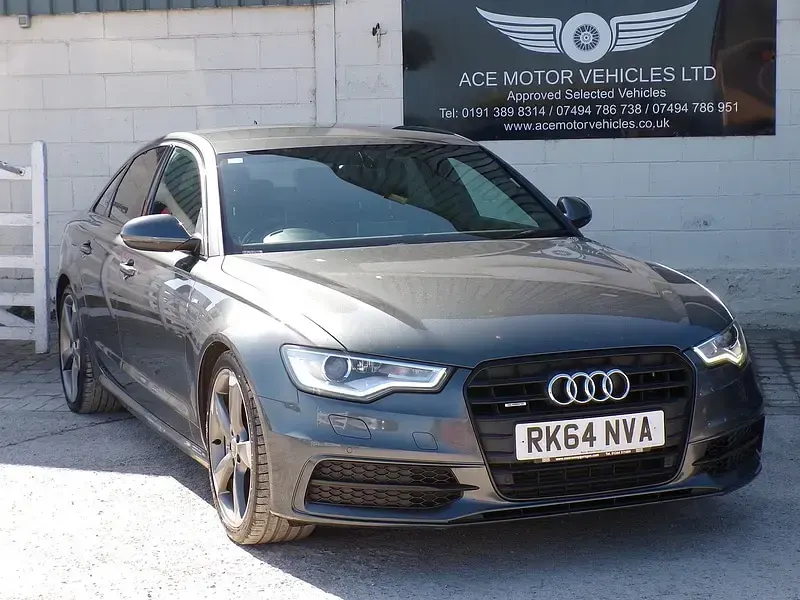 Used Audi A6 Black Edition 313 HP (230 kW) 2014 Grey Sedan