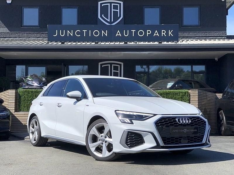Used Audi A3 S-Line 2022 White Hatchback