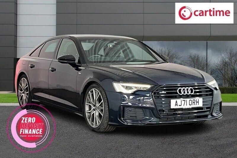 Blue Used 2022 Audi A6 Black Edition Sedan | £24,483 (Fair price) - Image 1/3